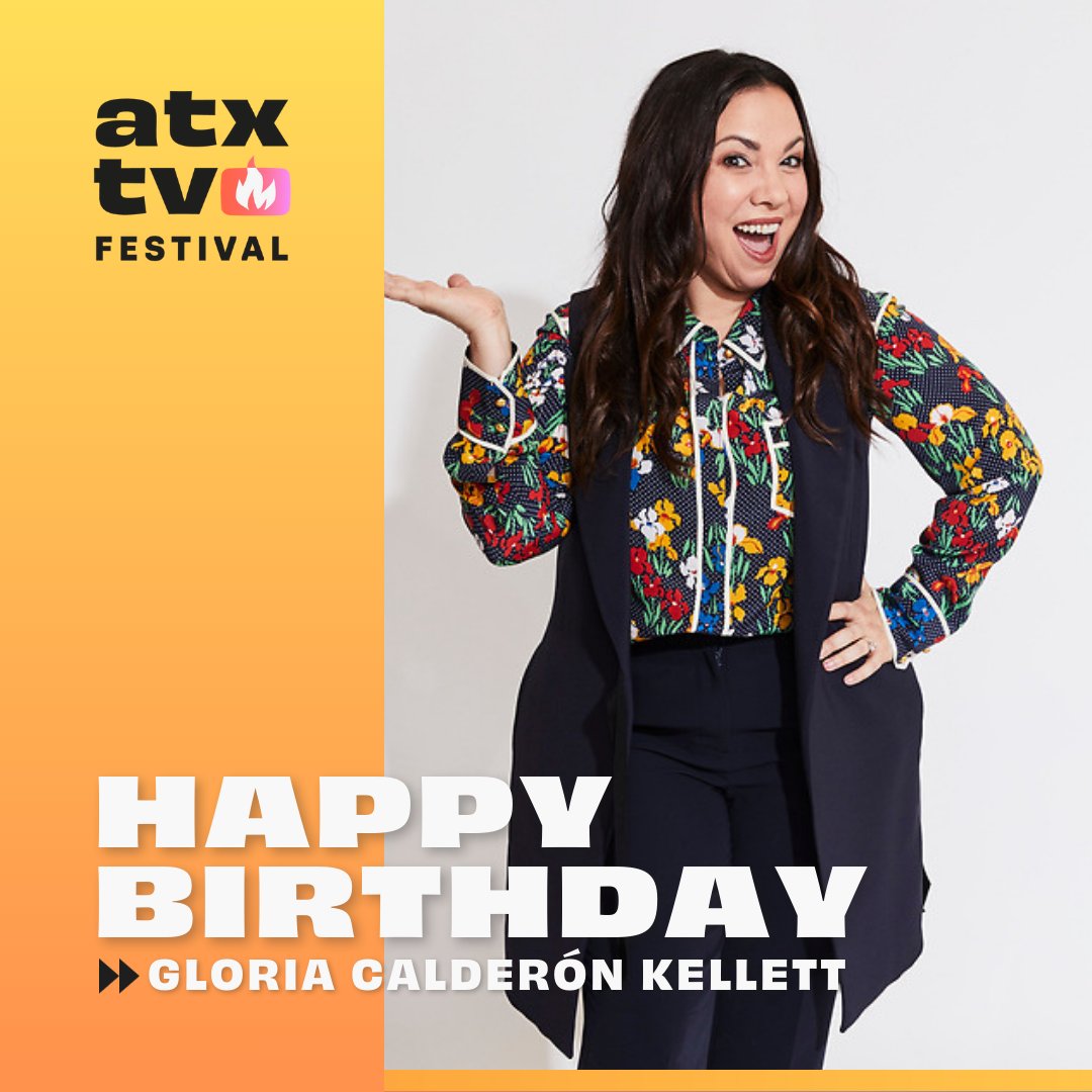 Big things are happening here at ATX TV, and one of them is sending special birthday love to our Advisory Board Member @everythingloria today! 😘🎂🎉