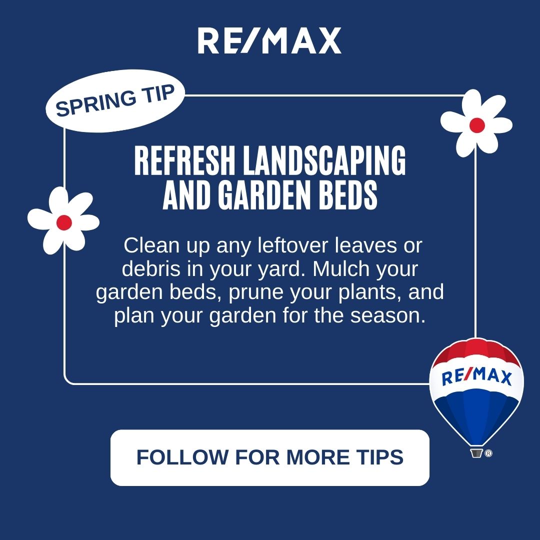 Our 2nd of our series of Spring Tips!  This week's focus is on preparing your landscaping and gardens - planting time will be soon upon us! #SpringTips #CentralIllinoisLiving #MowingSeason #LawnCareTips #SpringHomeProjects  #HomeToSuccessfulAgents #WhoYouHireMatters