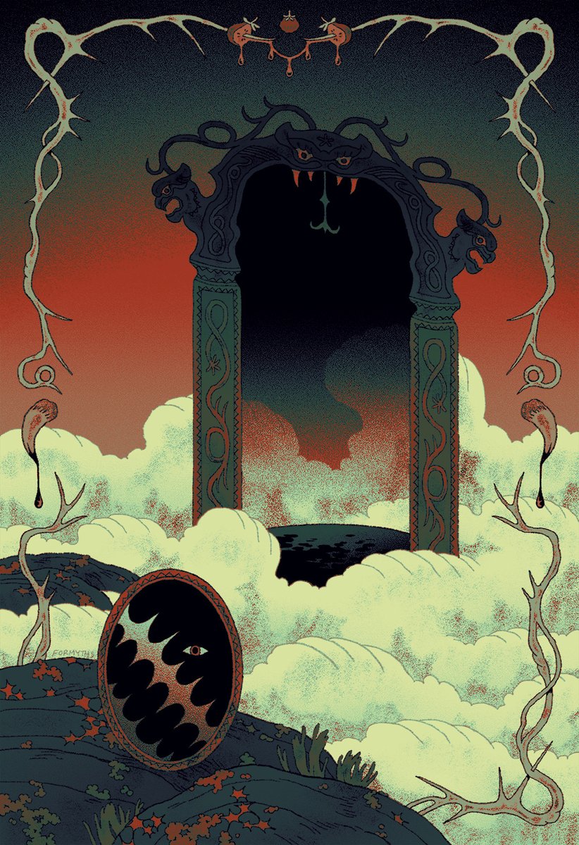 hi i'm a, i like making gently ominous art. prioritizing larger / longer term projects but open to any illustration or concept work that might be a good fit #PortfolioDay formyths.com andformyths@gmail.com