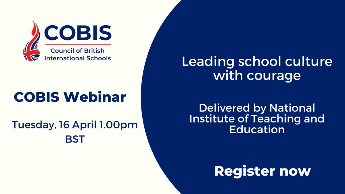 Next Tuesday’s webinar will delve into the dynamics of school culture and how its influence on educational outcomes surpasses the significance of strategic planning alone. Register here for the session delivered by @NITE_org: us02web.zoom.us/webinar/regist…