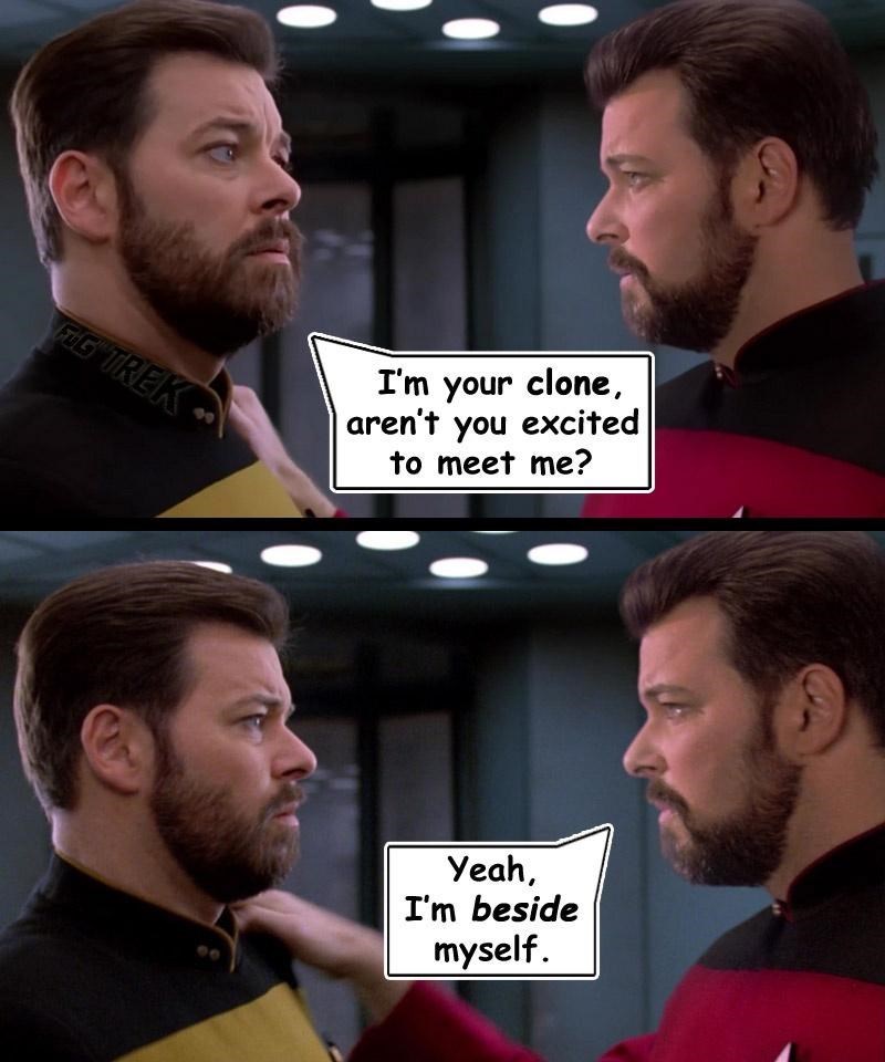 Every time I look in the mirror. #roddenberry #StarTrek #tuesdayvibe #TuesdayFun