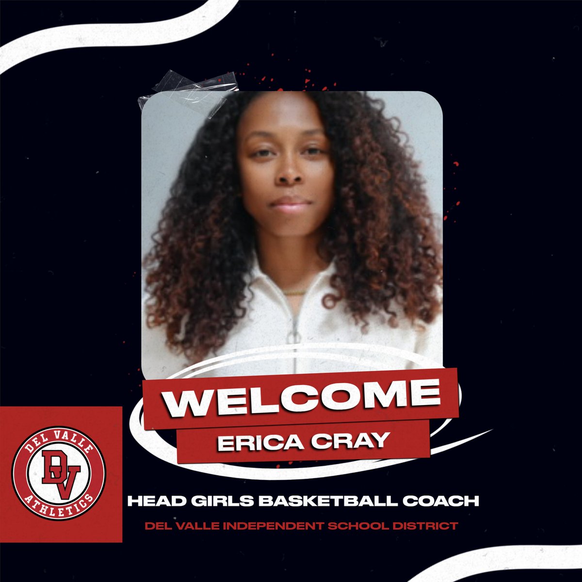 Congratulations to @coachecray! Coach Cray will serve as the head girls' basketball coach for @DVISD_DVHS! Welcome to Cardinal Nation, coach! @DelValleISD