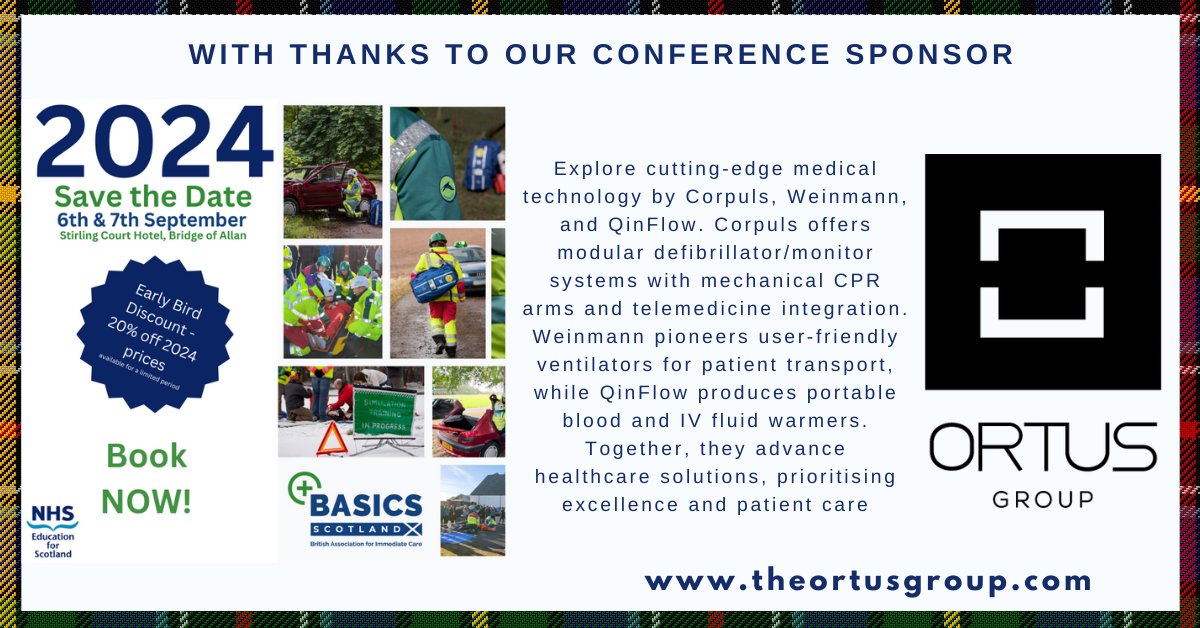 We are looking forward to our 2024 Conference 'Remote and Rural Resilience' and are delighted to announce our Sponsor The Ortus Group. Learn more about Ortus's products and solutions at theortusgroup.com Book now your space now! basicsscotland.org.uk/conferences/