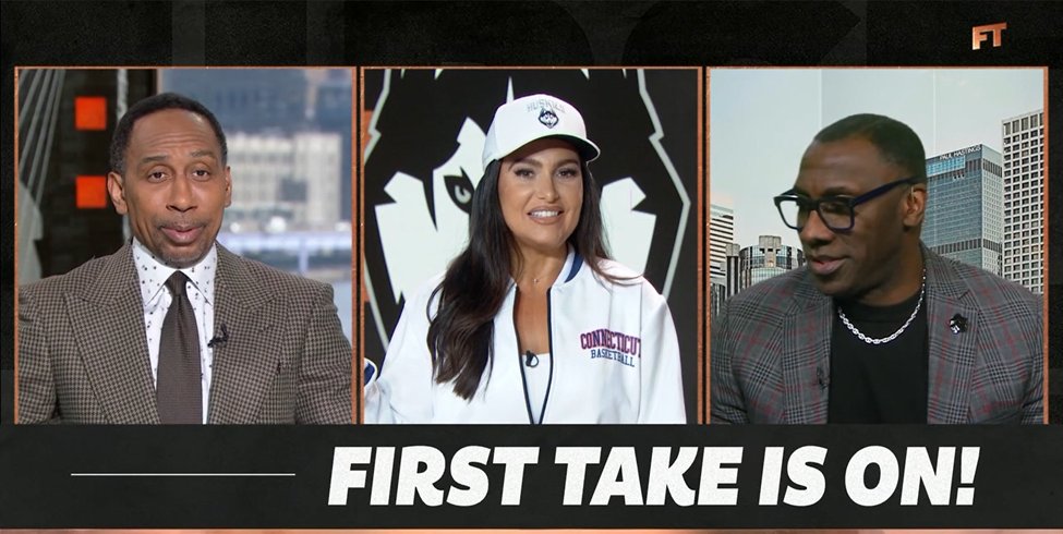 Today is officially @MollyQerim Day on @FirstTake. Time to collect on some friendly wagers. #EVERYTHING | @UConn