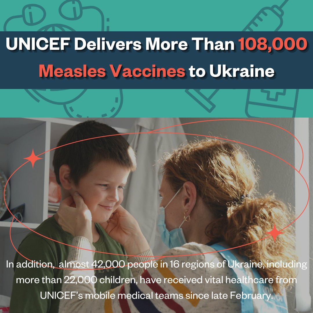 #WorldPublicHealth Week is a chance to celebrate public health victories. Recently, UNICEF helped deliver 108,200 doses of the MMR vaccine to Ukraine. For more on the fight against measles, tune into an interview with Shot@Life and #WHPHA tomorrow: wfpha.org/gphw2024-measl… #GPHW24