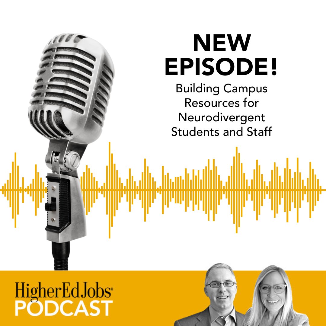 🎙️NEW EPISODE!🎙️ Tune is as the Director of Neurodiversity and Employment Innovation at UConn discusses their mission to lead the way in breaking down employment barriers for neurodivergent adults. 🎧hejobs.co/3vBoiJH #podcast #neurodivergent #highered #employment