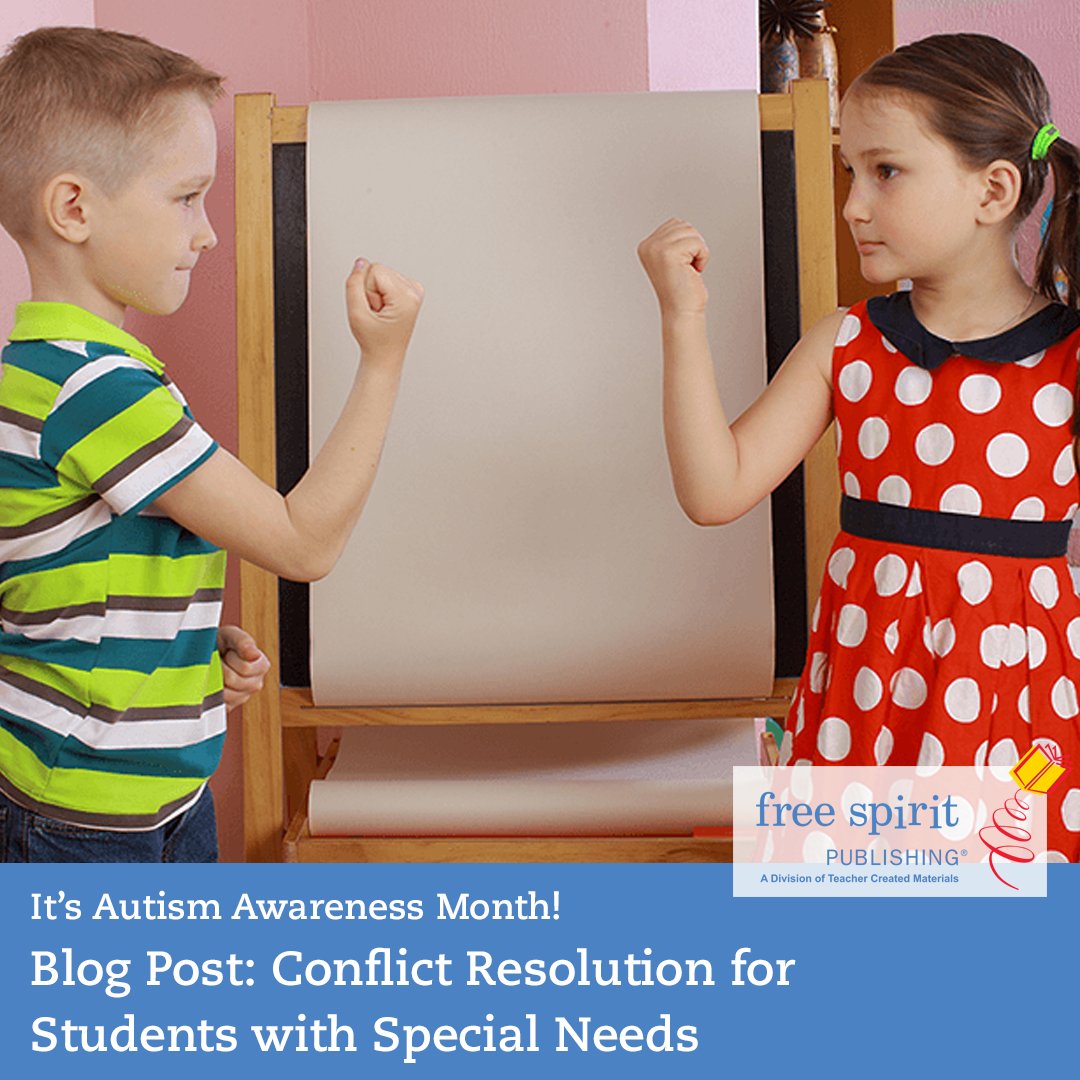 🌟 April is Autism Awareness Month! 🌟 Explore activities that help with conflict resolution for students with special needs, particularly for those with #autism. PLUS download the Conflict and Apologizing Mini Lesson: hubs.ly/Q02s1Y1w0 #autismawareness #edchat