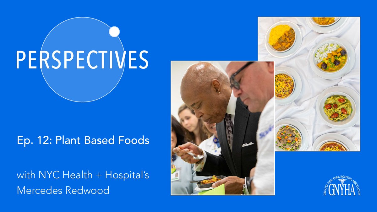 NEW #PODCAST: The latest episode of Perspectives launches today. @NYCHealthSystem’s Assistant Vice President of Management Services Mercedes Redwood discusses the benefits of serving plant-based meals in hospitals. @NYCMayorsOffice Listen now: bit.ly/3xkj2KL