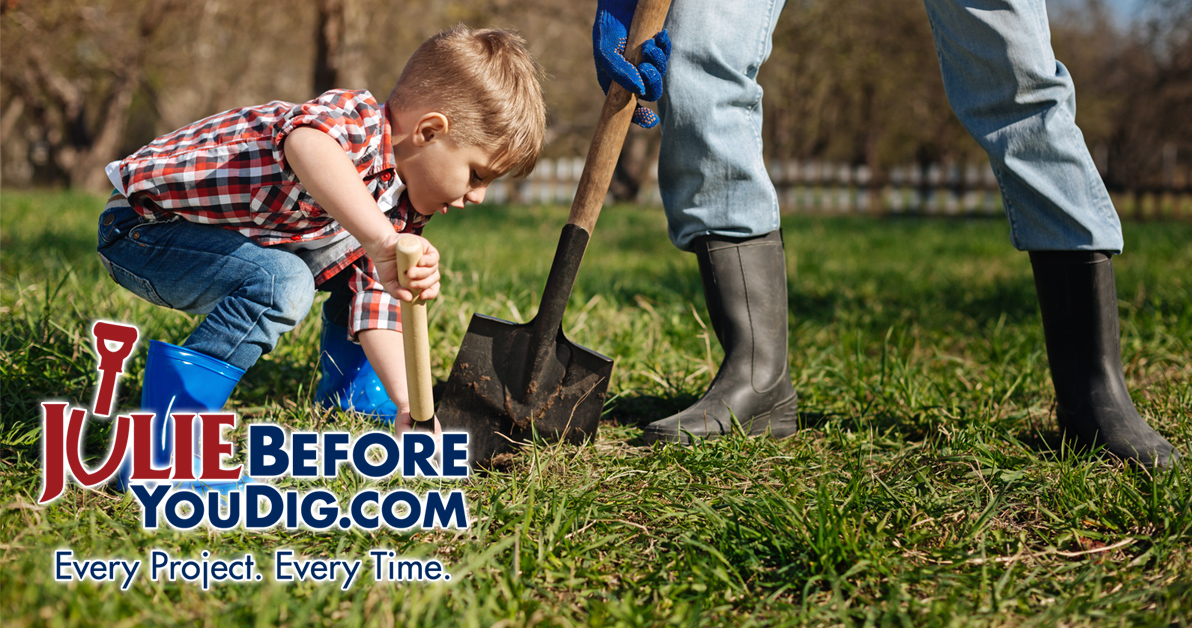 Keep your family and community safe and connected. If you are planning any home improvement projects, add a call to @JULIE1call to your list of things to do prior to digging. #JULIEBeforeYouDig #Call811 #Celebrating50years