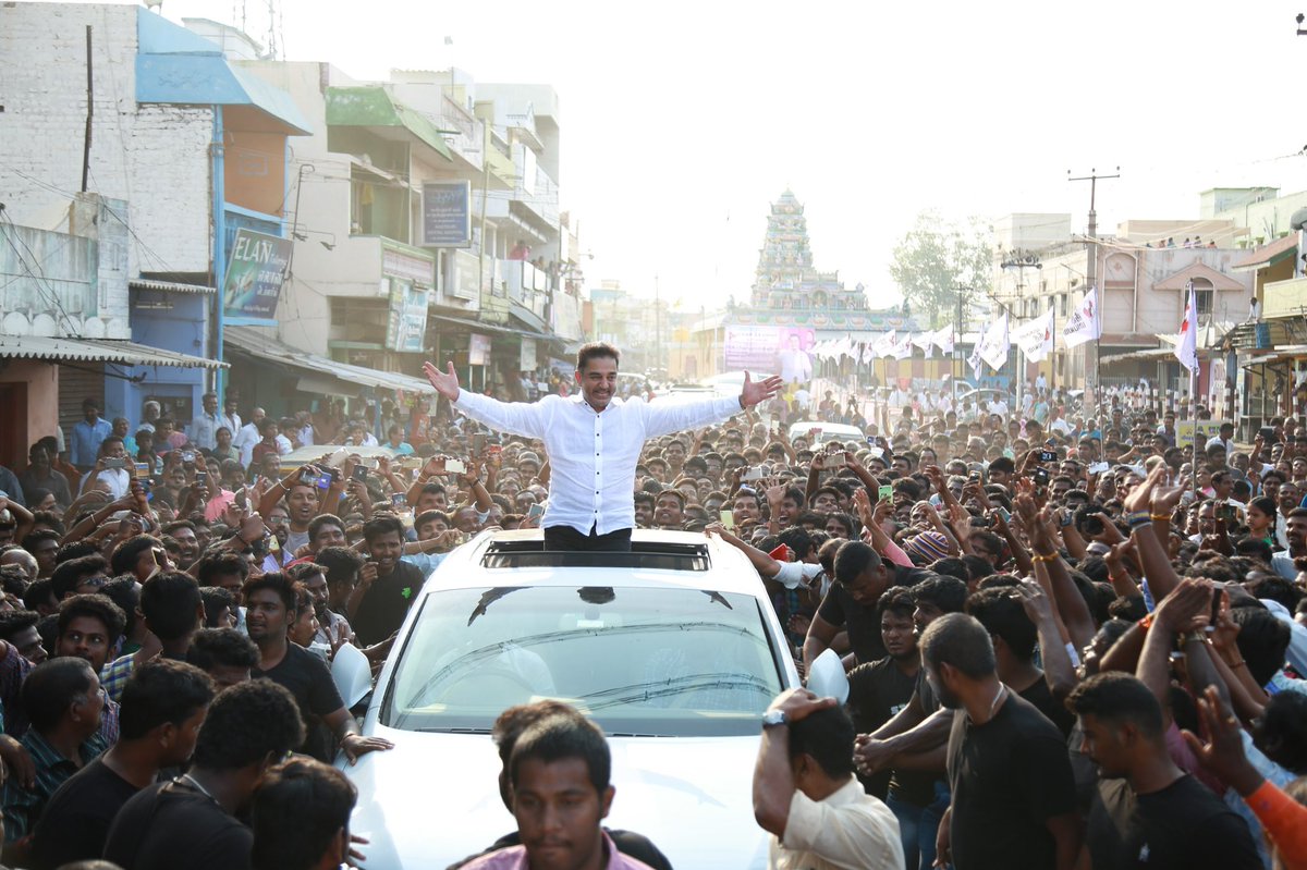 பல கோடி இதயங்களில், எங்கள் மக்கள் நீதி மய்யம் தலைவர் @ikamalhaasan காந்தியின் பேரனாக வாழ்பவர். எங்கள் தலைவர் உங்களை @annamalai_k மன்னித்தாலும், 8 கோடி தமிழர்களும், 140 கோடி இந்தியர்களும், வாக்காளர்களும் நீங்கள் பேசிய பண்பாடற்ற வார்த்தைகளுக்காக உங்களை ஒருபோதும் மன்னிக்கவே