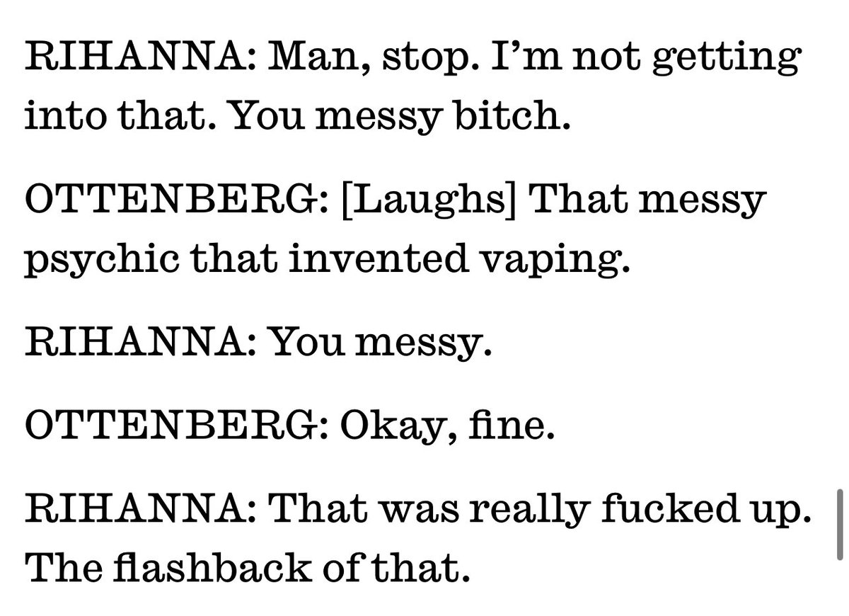 Rihanna talking about RHOBH and Allison Dubois is just what I needed this morning.