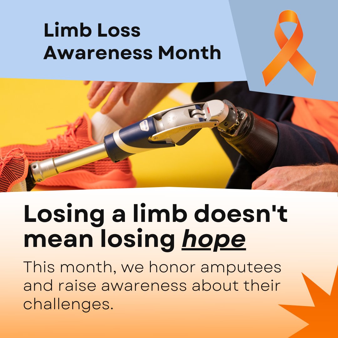 LIMB LOSS AWARENESS MONTH
During the month of April we honor all amputees and raise awareness about their challenges!
#limblossawarenessmonth #supportandencourage #strengthinadversity #amputeestrong