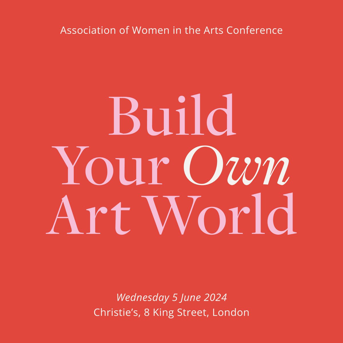 EARLY BIRD TICKETS go live this Friday, 12th April. AWITA’s annual conference supports the talent pipeline through a day of personal and professional development. Sign up to be the first to receive the limited-time discount here: bit.ly/AWITAConferenc… #awitalondon #artnews