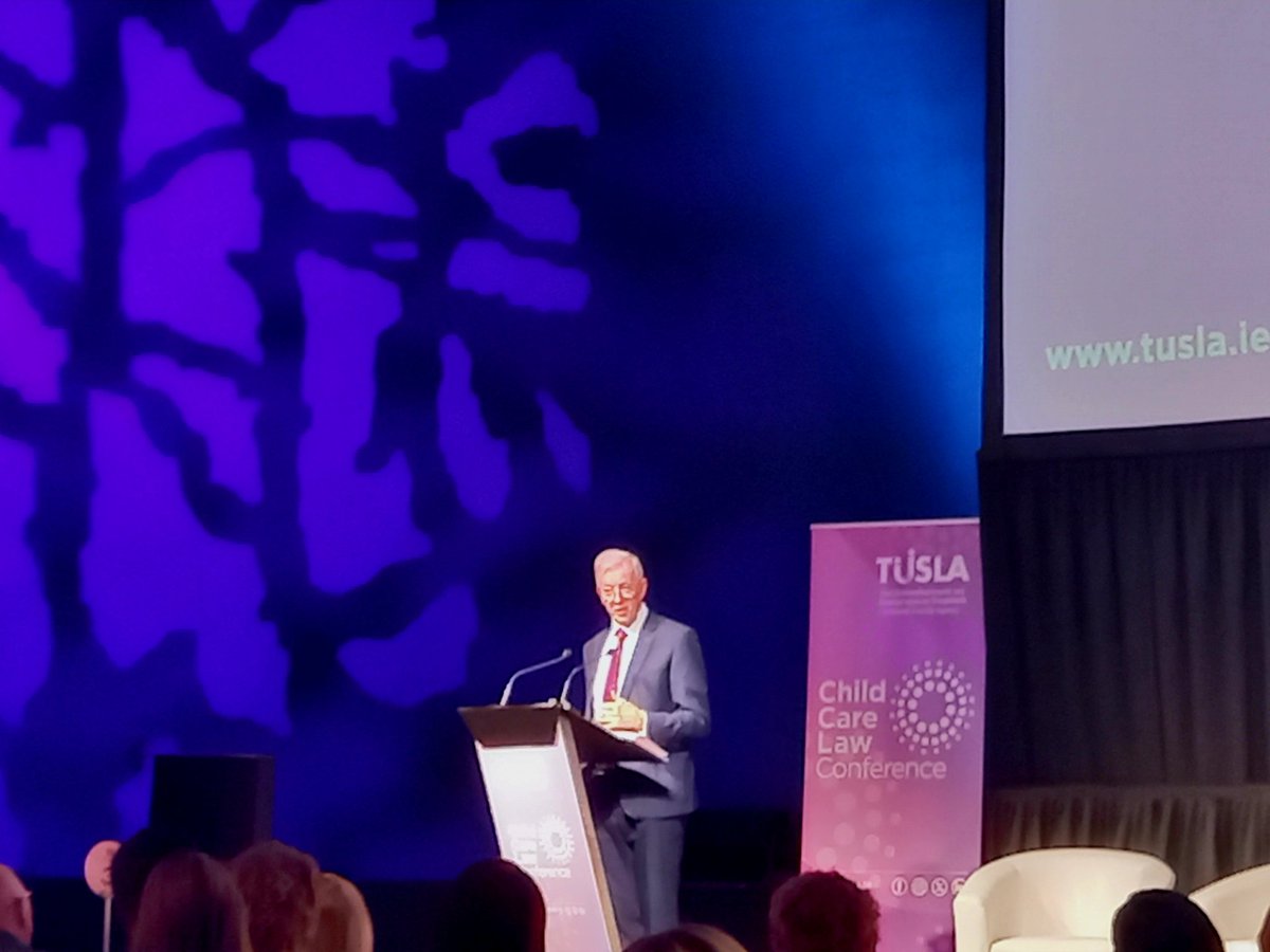 President of the District Court, Judge Paul Kelly, closing the Tusla Child Care Law Conference notes that it is astounding that in a country awash with money, we have arrived in a position where we cannot provide appropriate care+services to just 60 children with complex needs.