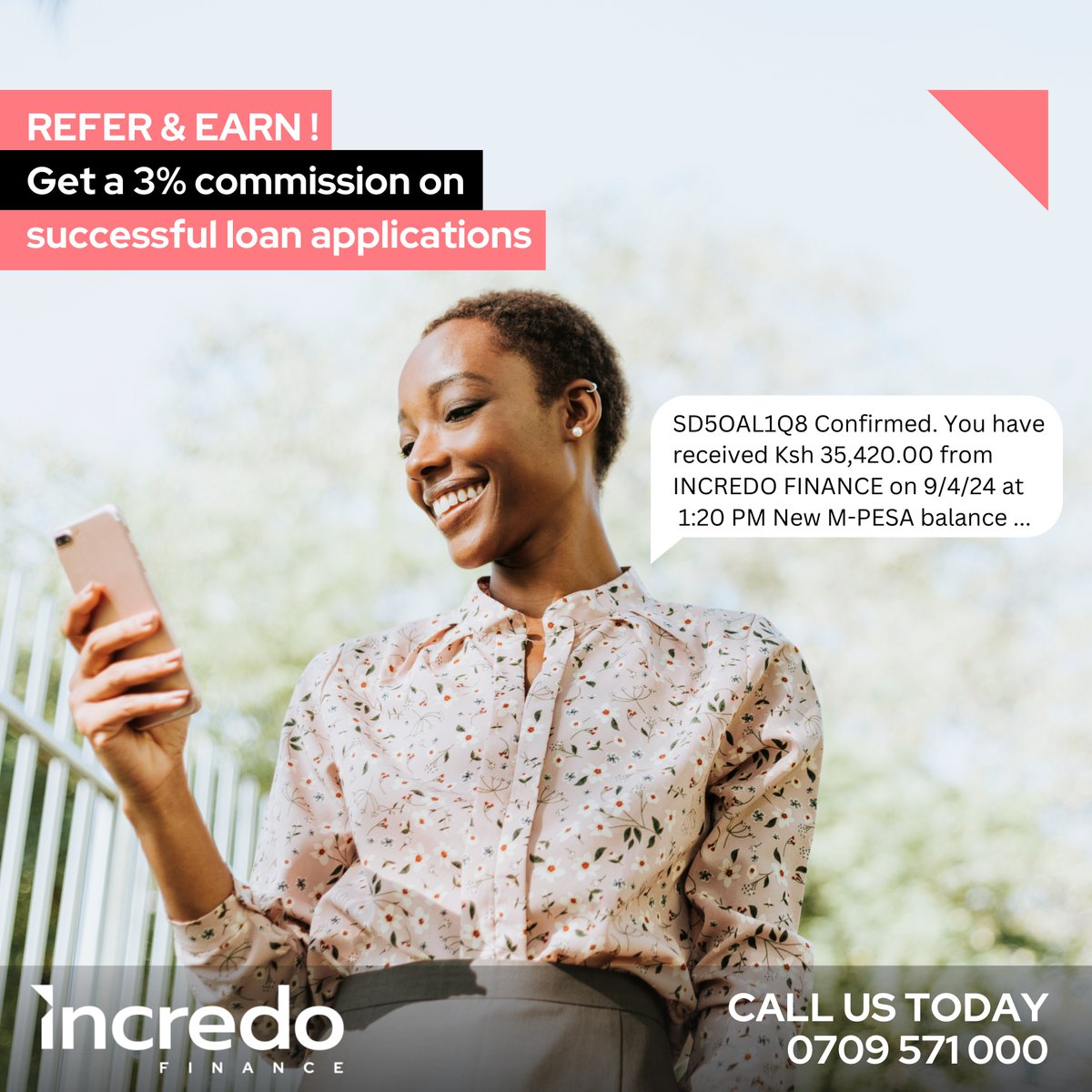 incredofinance's tweet image. Earn more with Incredo Finance today!
Refer friends &amp;amp; family to Incredo for a loan &amp;amp; earn a 3% commission on successful disbursements.

It's easy:  1️⃣ Share,  2️⃣ Apply,  3️⃣ Get Funded,  4️⃣ You Earn!

The more you refer, the more you earn - No Limits.

#AssetFinancing #LogbookLoan