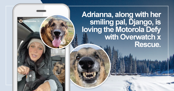 #MotorolaDefy! Embracing nature's serenity with the reliable #SatelliteLink, they explore freely, knowing we have their backs in any emergency. Learn more about it at: overwatchxrescue.com/trending/adven…
