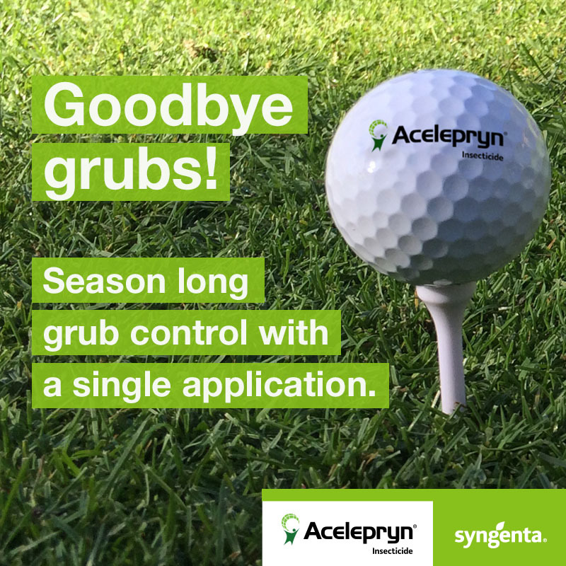 Unlike other grub control products, Acelepryn® works best when it’s applied early. For optimal results, Acelepryn® should be applied when adult beetles have reached the peak of their egg-laying – in many areas that can be in April or May. Learn more: bit.ly/3wCEfPE