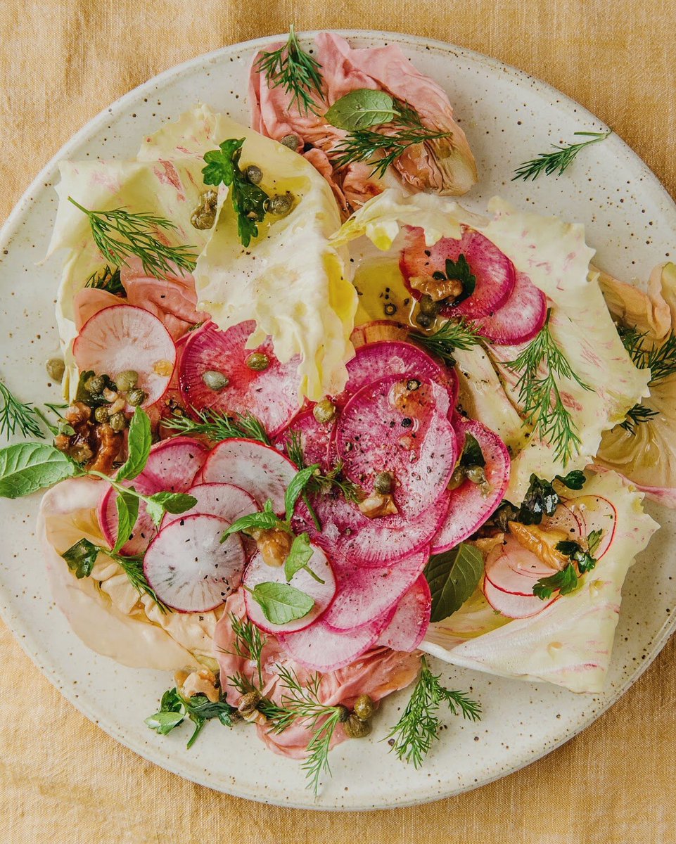 A ⚡️DARING, post-eclipse spring salad for you. Coming to subscribers today. 🌙✨ P. S. Did you know I have a newsletter where you can get all my latest/best recipes in one spot?