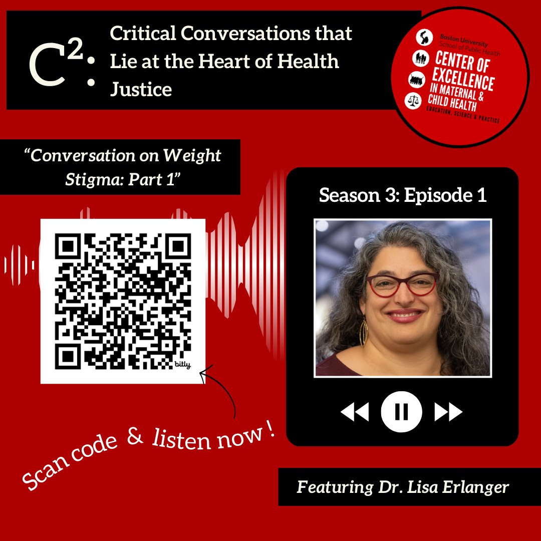 🎙 This month on C2: Conversation on Weight Stigma (Part 1)

The latest episode of C2 is out now 🎧💬! We are joined by Dr. Lisa Erlanger to discuss weight stigma and its prevalence in society and  healthcare. Check out the episode here:  bit.ly/C2Podcast_BUSP…