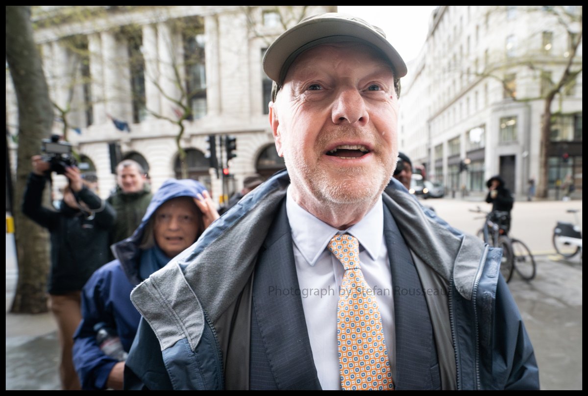 Photo du Jour: Former subpostmaster Alan Bates arrives to give evidence to the Post Office Horizon IT inquiry. By Stefan Rousseau/PA
