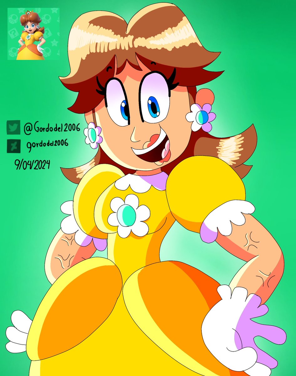 Daisy 🌼
#Daisy #PrincessDaisy #SuperMario #SuperMarioBros #SuoerMarioBrosWonder #MarioWonder #SuperMarioWonder #SuperMarioBrothers #MarioBrothers #Nintendo #NintendoSwich #NintendoSwitchOnline #NintendoFanart #NintendoLife #NintendoNetwork #Redraw.