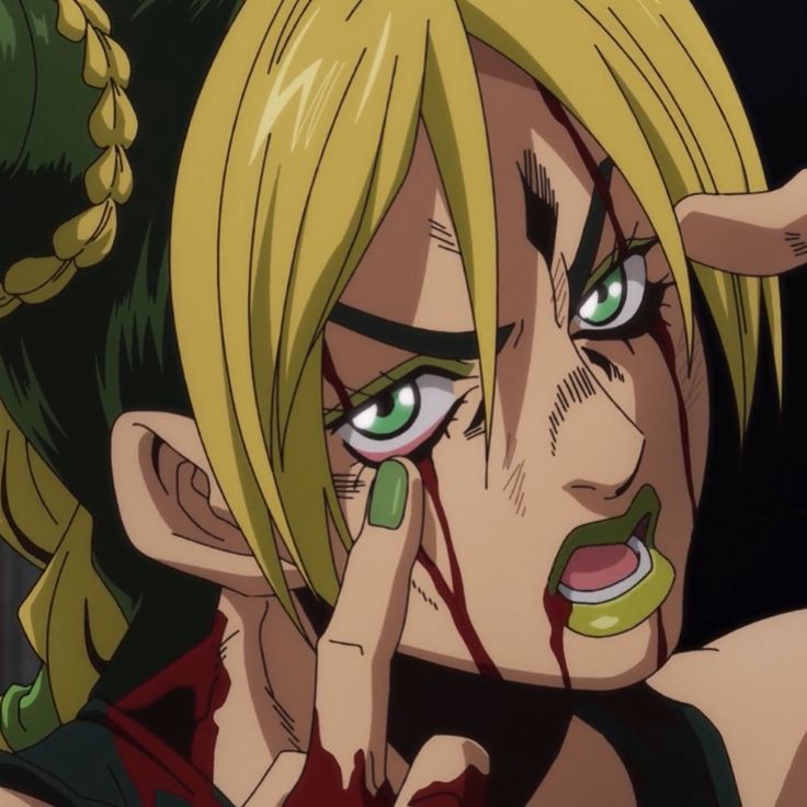shabb003's tweet image. Jolyne mad ugly