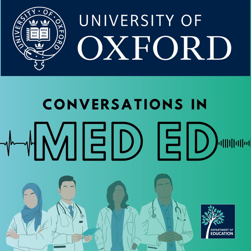 Department of Education, University of Oxford (@oxforddeptofed) on Twitter photo 🔊 New podcast! The 'Conversations in Med Ed' podcast explores diverse stories about the people behind the research in Medical Education 🏥
In the first episode, get to know podcast host Dr Danica Sims. Listen now ➡ podcasts.ox.ac.uk/chatting-danic…
<a href="/DanicaAnneSims/">Danica (Nici) Sims</a> #EdChat 🔊 New podcast! The 'Conversations in Med Ed' podcast explores diverse stories about the people behind the research in Medical Education 🏥
In the first episode, get to know podcast host Dr Danica Sims. Listen now ➡ podcasts.ox.ac.uk/chatting-danic…
<a href="/DanicaAnneSims/">Danica (Nici) Sims</a> #EdChat