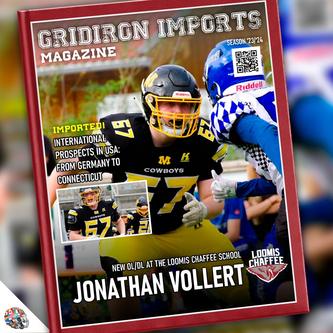Congratulations to @VollertJonathan on his acceptance to @loomischaffee in CT and decision to spend the next 2 years there in pursuit of college football. We can't wait to watch his development in New England with @LoomisFootball! @MunichCowboys @BjoernWerner @GIfootballChris