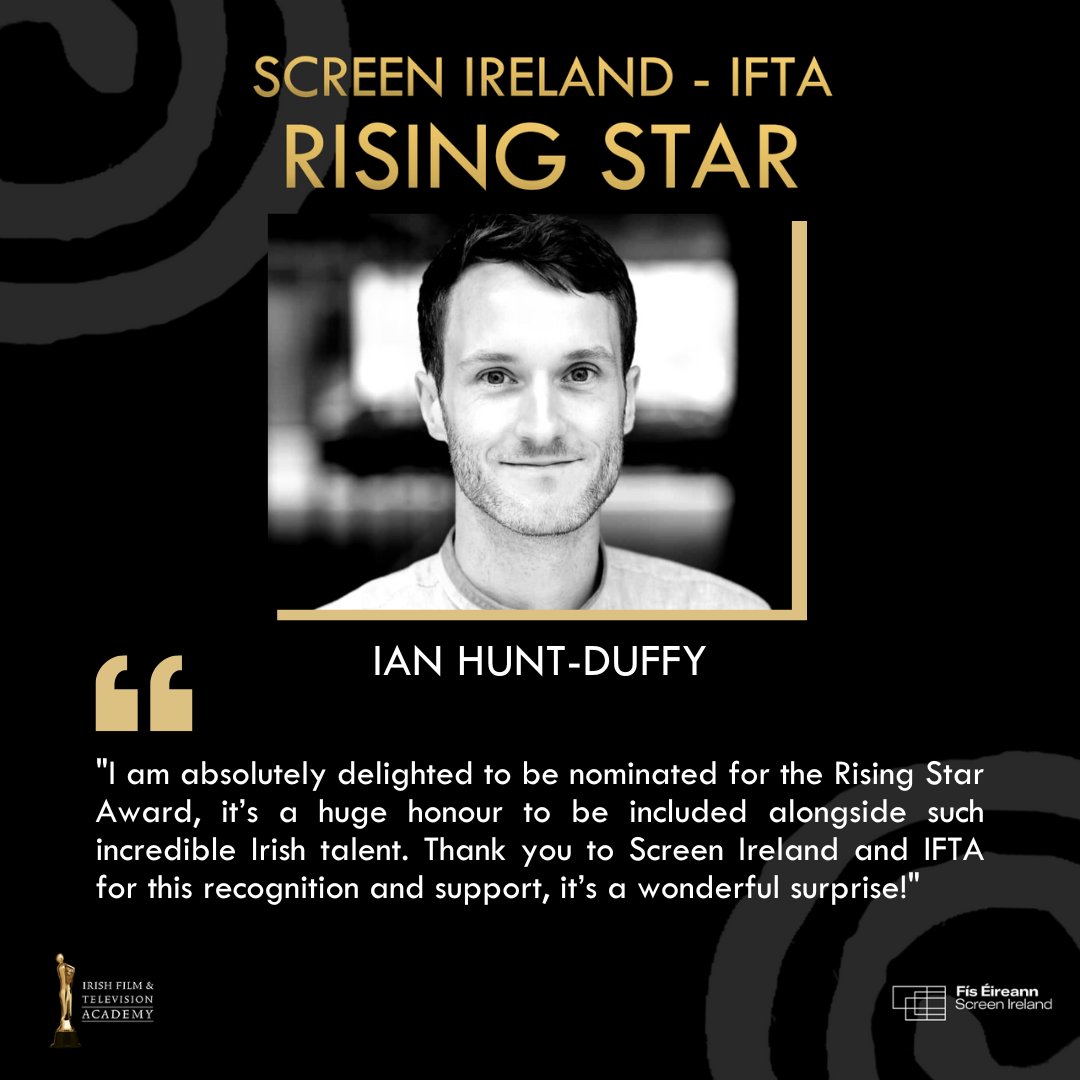 Ian Hunt-Duffy, nominee for the 2024 Screen Ireland - IFTA Rising Star Award, reacts to his nomination. Ian is a filmmaker from Louth, and directed the thriller Double Blind which is nominated for 11 IFTA Awards, including Best Director.