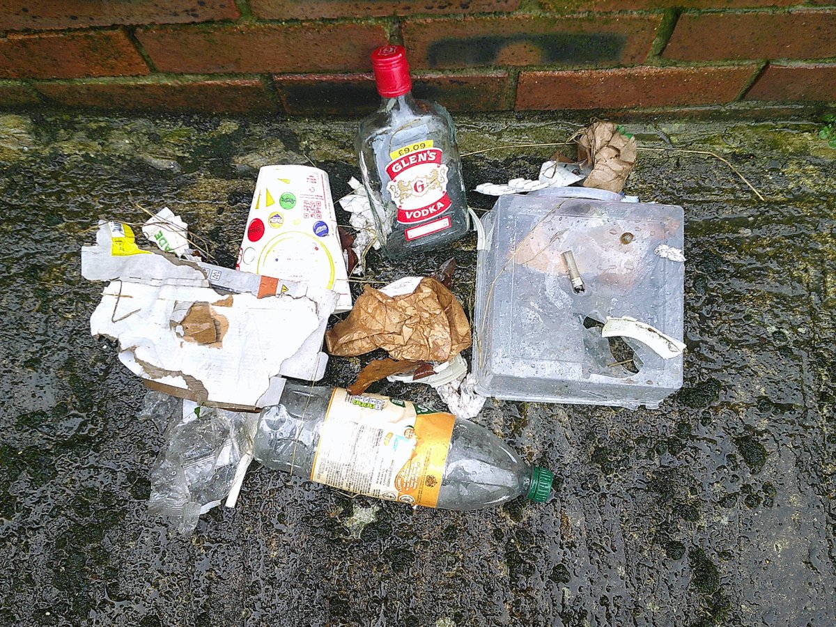 H 19th walk of section in 2024. Rain, rain and more     rain       
29)North ditch filling up in Wall mile 24.
30) Muddy on counterscarp of north ditch in Wall mile 24.
31) Gorse on the north mound of the Vallum in Wall mile 23.
32) Today's litter pick.