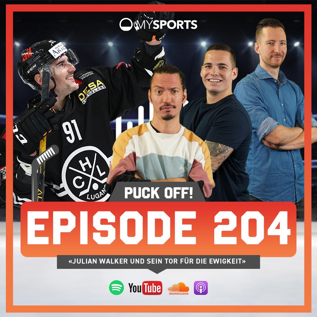 Coaching à la McSorley, WM mit Silbermedaille oder Trashtalk. 🥈 Der zurückgetretene HC Lugano Stürmer Julian Walker hat so einiges erlebt! 😉☝🏻

📱 Die neuste Episode auf der MySports App und ab Donnerstag überall, wo es Podcasts gibt! 🎧 

#PuckOff! | #JointheCrew | #hcl
