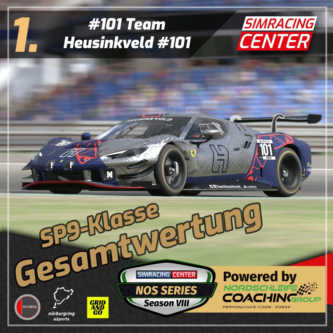 Team Heusinkveld (@teamheusinkveld) on Twitter photo Winner of the <a href="/SimracingCenter/">Simracing.Center</a> NOS Series VIII ๐๐ป๐
We had to deliver at the finale and we did! Coming home in ๐ฅ secured our first championship in the series in the SP9 class.
<a href="/HeusinkveldEng/">Heusinkveld</a> Winner of the <a href="/SimracingCenter/">Simracing.Center</a> NOS Series VIII ๐๐ป๐
We had to deliver at the finale and we did! Coming home in ๐ฅ secured our first championship in the series in the SP9 class.
<a href="/HeusinkveldEng/">Heusinkveld</a>