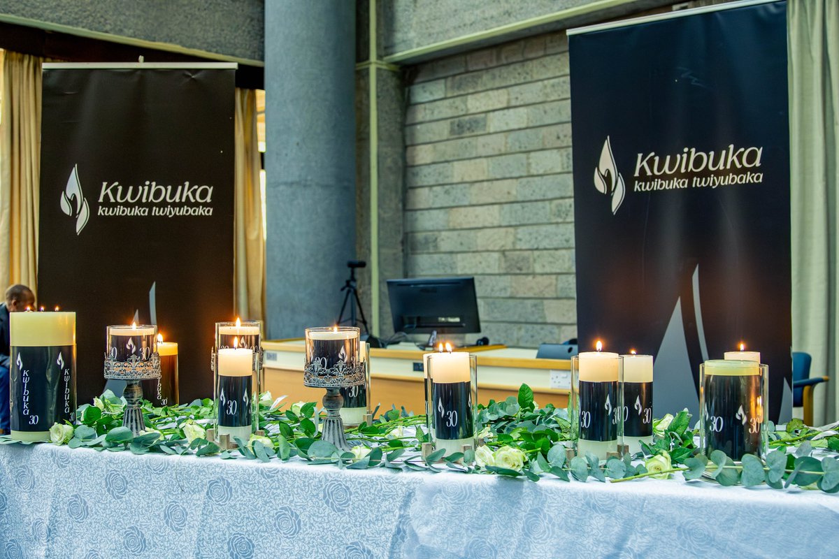 Today at the @UN in Nairobi we came together to remember #Kwibuka30 - the 30th commemoration of the #RwandaGenocide against the Tutsi. We will never forget the one million children, women & men who were killed in 1994, nor the brave survivors that have forged forgiveness & peace.