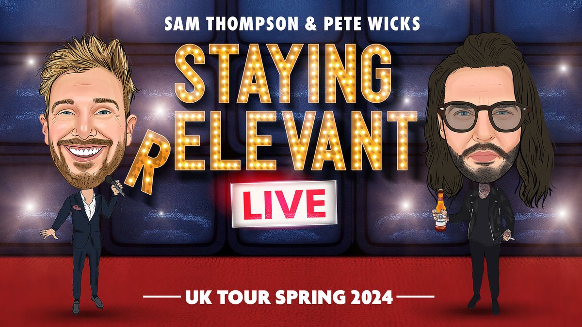 🚨 We've just released extra tickets to the previously sold out Staying Relevant Live this Sunday night with Pete Wicks and Sam Thompson! 🎫 Get them before they're gone 👉🏼 bit.ly/3tqDYhI