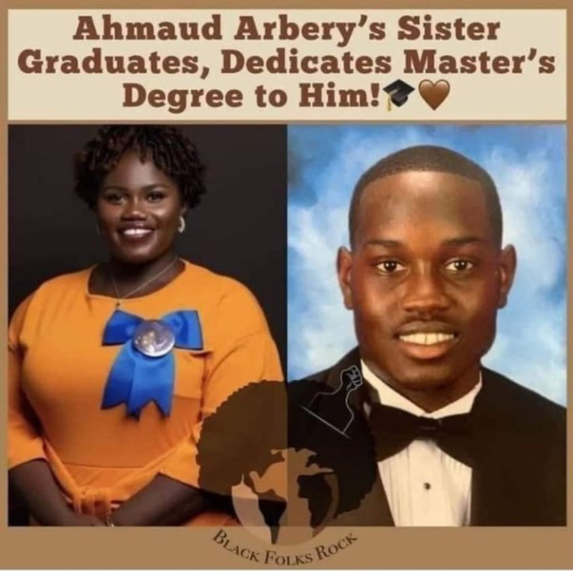 Jasmine Arbery, the sister of Ahmaud Arbery, graduated from Albany State University in 2021 with a master's degree. She dedicated her degree to her late brother in a tribute. The ceremony was held on May 8, which is also Arbery's birthday, and she said, 'You always believed in…