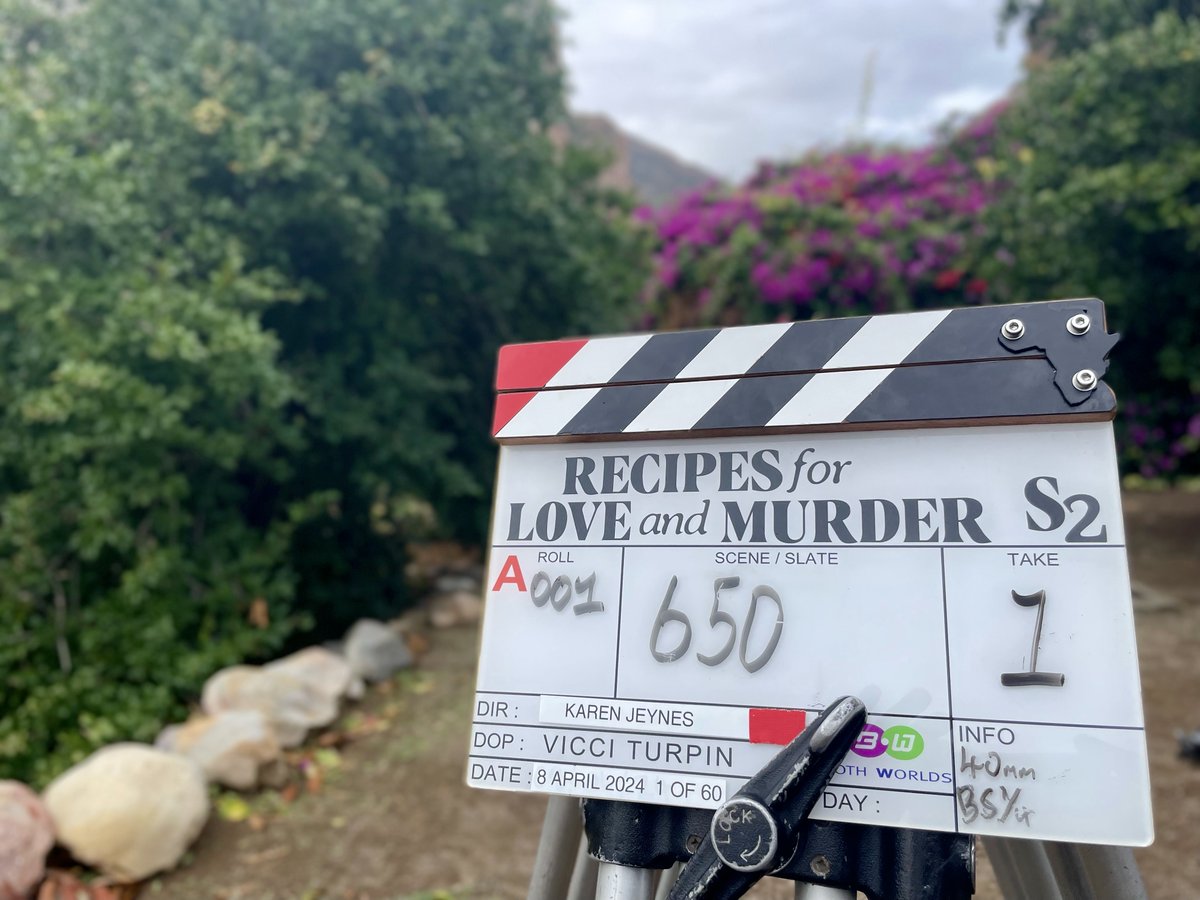 Season 2 of #RecipesForLoveAndMurder is in the oven. Principal photography on S2 of @AcornTV and @MNet series is officially underway. The first season of this quirky murder mystery made selection at #BerlinaleSeriesMarket and received nominations at the Venice Television Awards,…