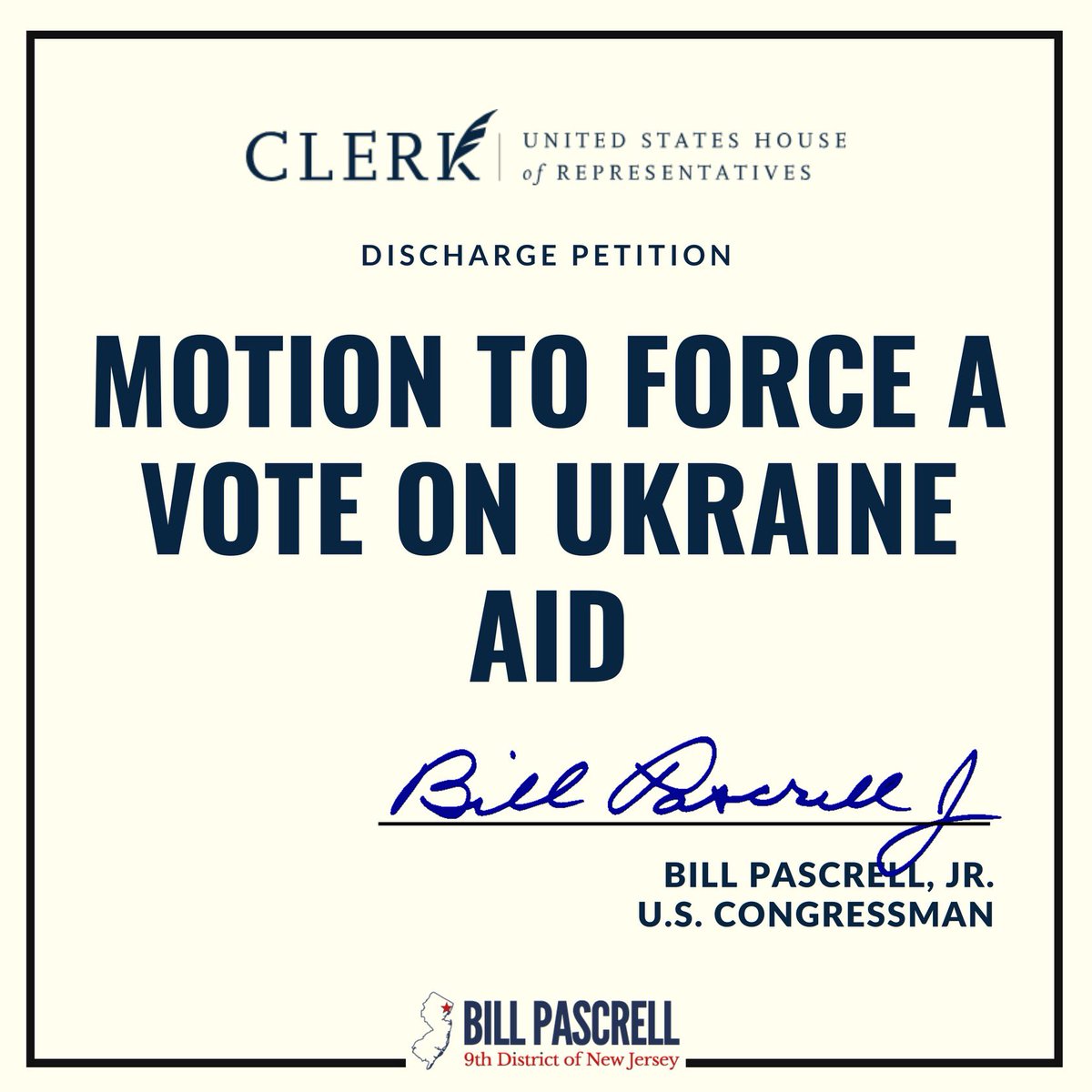 We are back in session today and we continue to wait for the speaker to let us vote on Ukraine aid. We just need a few courageous republicans to join us to force a vote. If we can vote it will pass. Let us vote!