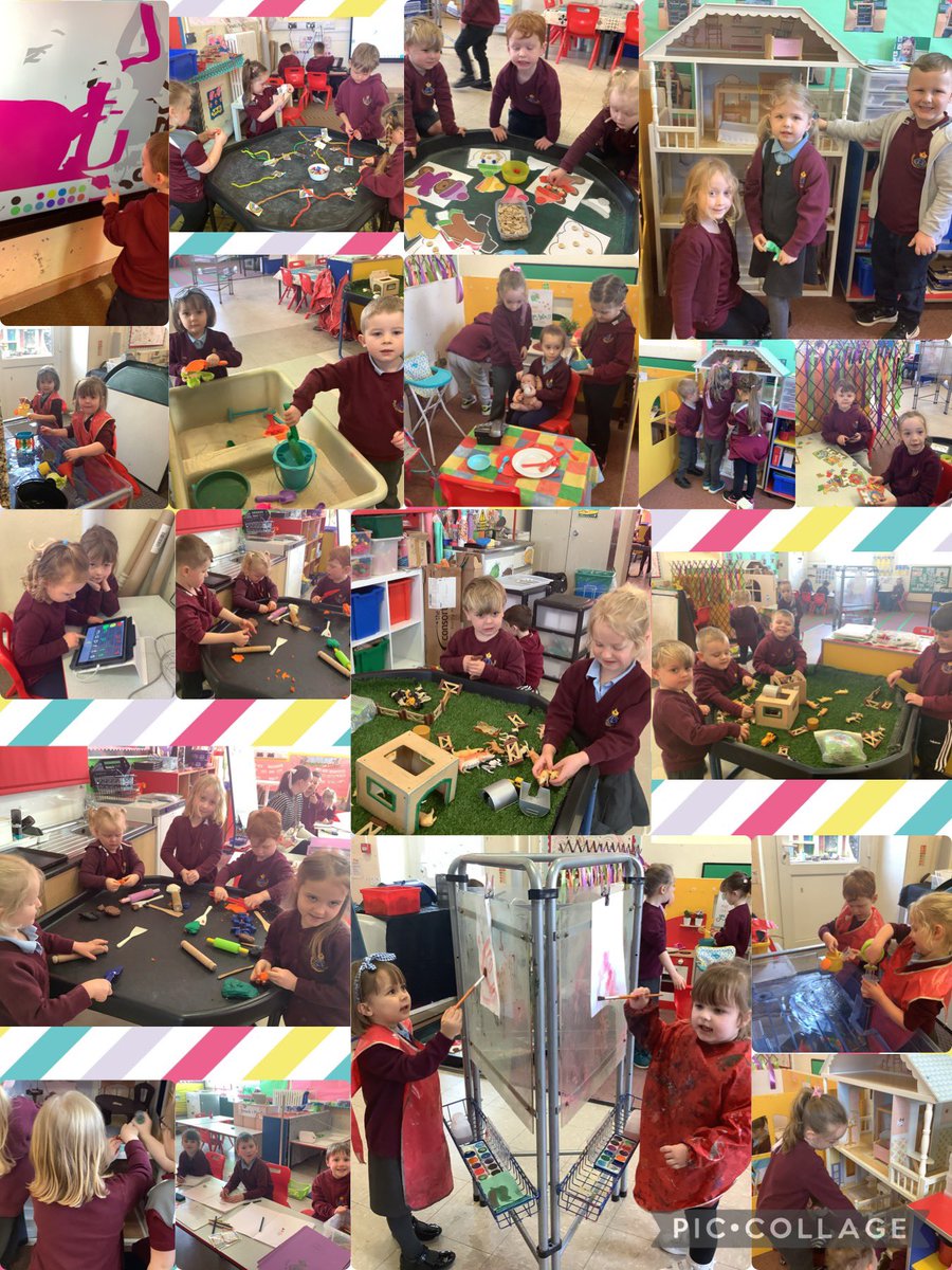 Y Meithrin + Derbyn wedi mwynhau eu diwrnod cyntaf nôl yn ysgol😁 The Nursery + Reception enjoyed their first day back in school😁