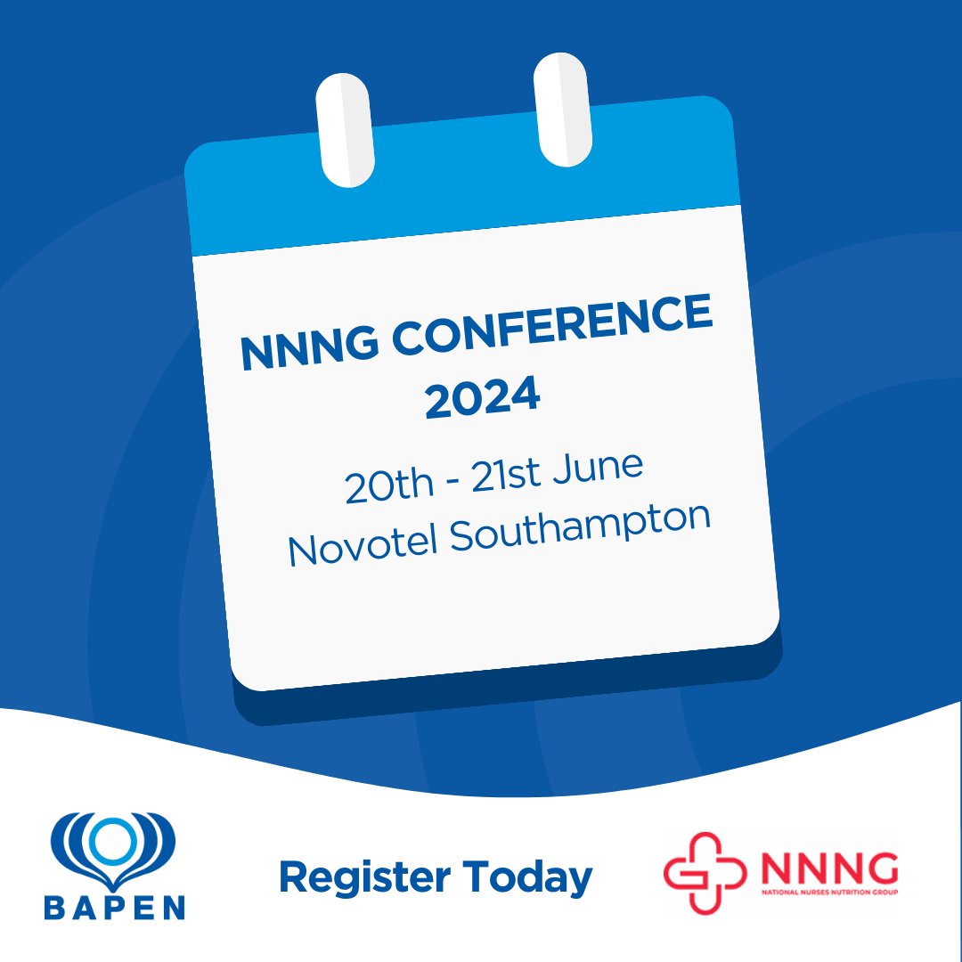 The @NNNGUK Conference 2024 is taking place at the Novotel Southampton. The Conference is a great opportunity to learn for Specialist Nutrition Nurses, rehabilitation teams, advanced practitioners and community and acute dietitians. Secure your spot ➡️ bit.ly/42SA2n5