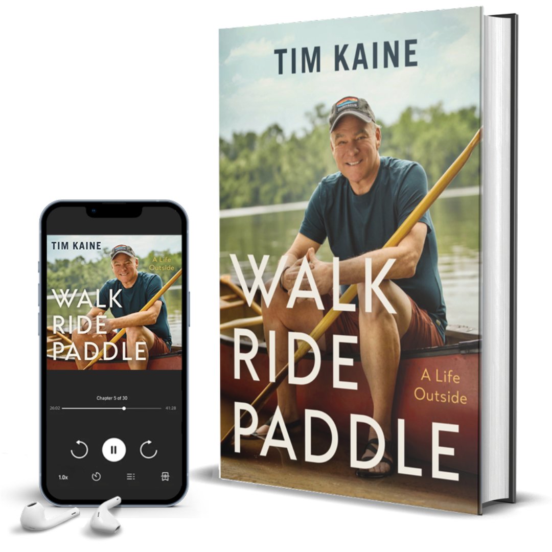 Excited to share that my new book, 'Walk Ride Paddle: A Life Outside,' is now available online and in stores everywhere! Visit walkridepaddle.com to order your copy and read more about the amazing adventures I've had across our Commonwealth.