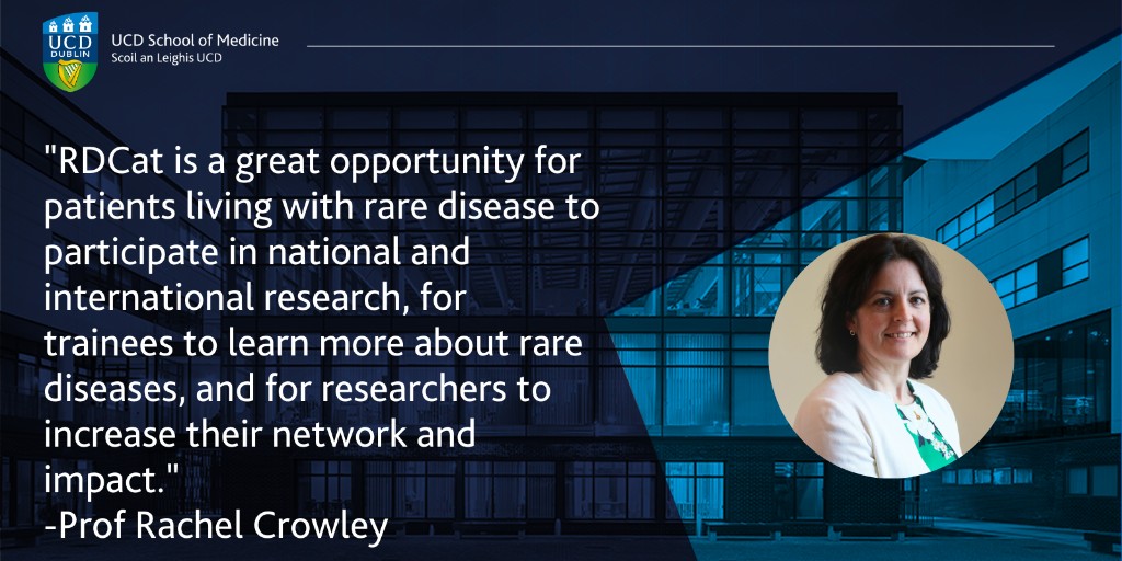 Launching the Rare Disease Research Catalyst Consortium (RDCat). Funded by the Health Research Board (HRB), hosted by UCD School of Medicine and coordinated by Professor Rachel Crowley. Find out more 👉 bit.ly/49zWFhU