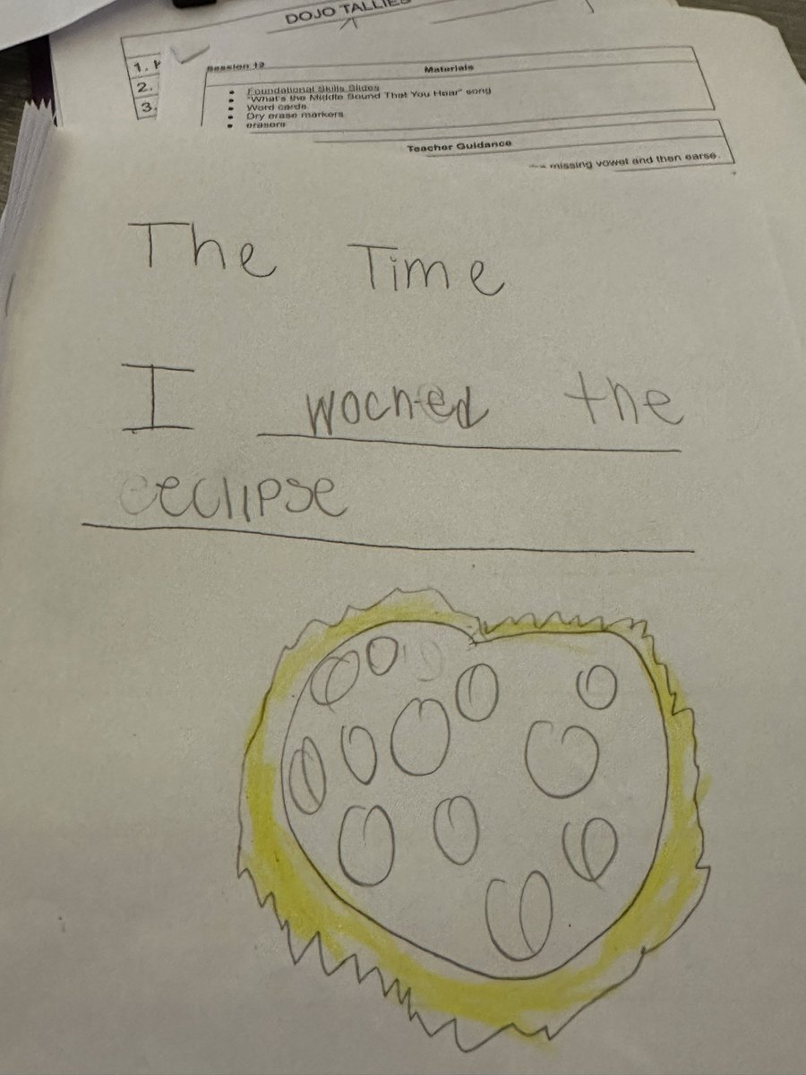 Really enjoying hearing about the eclipse through their writing. 🥰