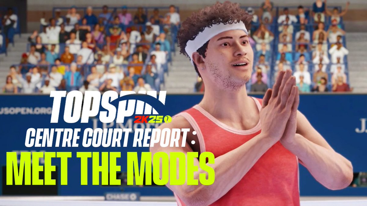 Your latest Centre Court Report is here, detailing the modes and features waiting for you in #TopSpin2K25

🎾 Refine your skills in TopSpin Academy with John McEnroe and put them to the test in Exhibition mode

🎾 Flex your competitiveness in Online Exhibition and 2K Tour

🎾