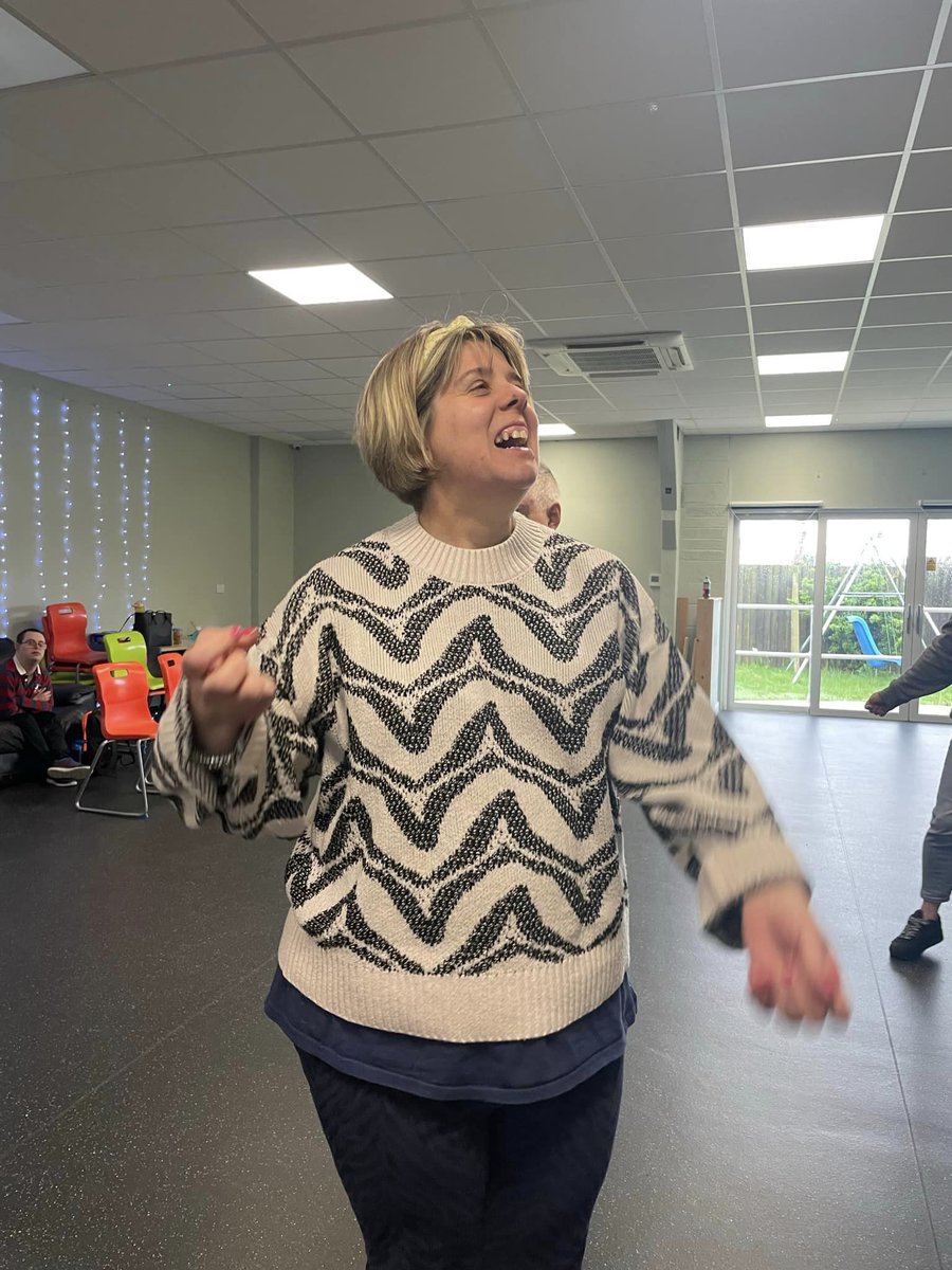 Everyone was moving and dancing this afternoon!

At Genesis the music in the Social Zone was blaring and everyone danced the day away.