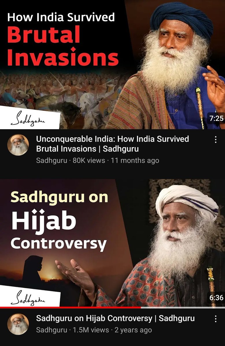@hindupost @IskconInc @BAPS_PubAffairs @ArtofLiving @ishafoundation @ChinmayaMission @awgpofficial #Sadhguru launched the free Hindu temples movement 3 years ago, in which millions of volunteers took part, including myself. He has also spoken a lot against religious conversions nd glorifying brutal Islamic kings in our history books nd other Hindu issues like CAA and more. 🙏