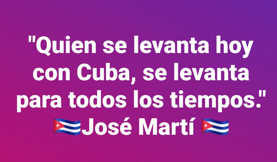 #PatriaOMuerte 💪
#Cuba 🏝️🇨🇺
#SanctiSpíritusEnMarcha 🫡