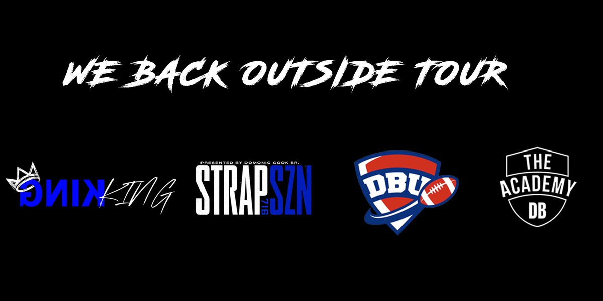 We Back Outside Tour Loading 😎

Dates coming soon…

Myself, <a href="/domcooksr/">Domonic Cook Sr</a> , <a href="/CoachD_Brim/">Derek Brim</a>, and <a href="/CoachWaltw/">Coach walt Williams</a> got all the DBs in the WNY AREA!! WRs we want smoke this year  🫣

Iron Sharpens Iron !!