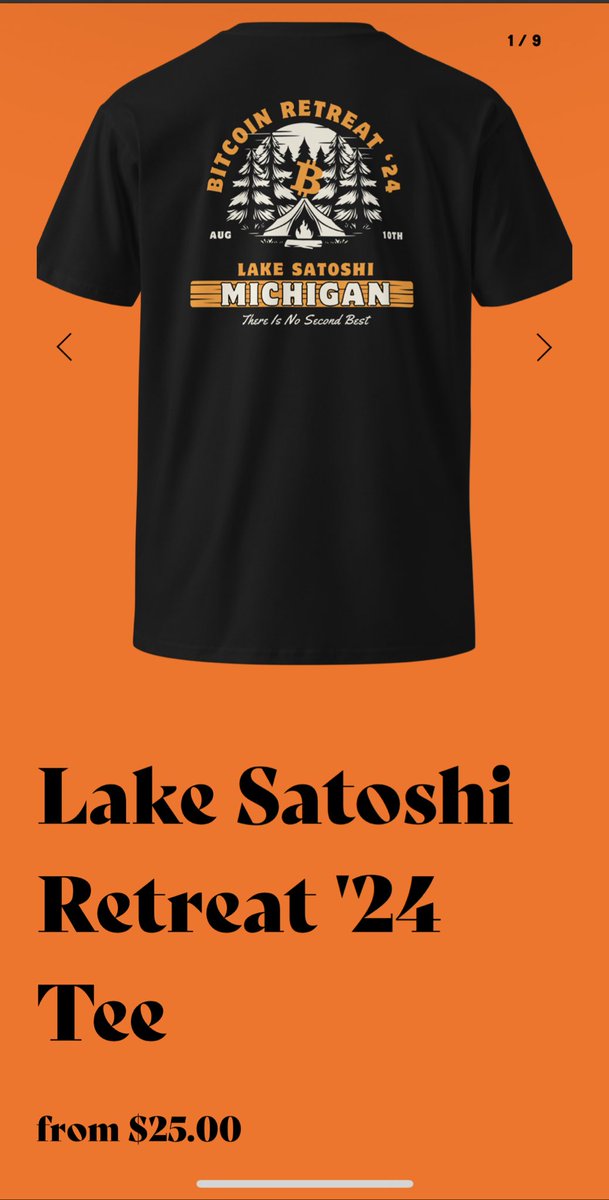 LakeSatoshi's tweet photo. Make sure to grab some  @LakeSatoshi gear before you come out on August 10th! 🔥👇🏻

https://t.co/ic8aIN7Wie

Find your $21 tickets for our August Retreat here👇🏻😎

https://t.co/QZQ0jda87Y https://t.co/C7IJKuivj4