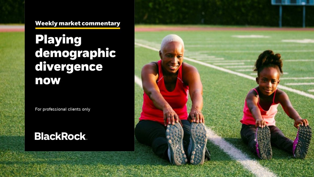 The number of people of working age is falling in developed markets. It’s the opposite in most emerging markets. We think demographic divergence is one #MegaForce driving structural shifts in spending that markets may underappreciate. Read more 👉 1blk.co/4aDHmFY