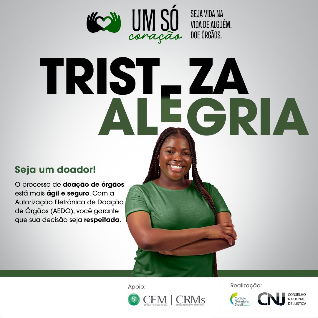 medicina_cfm's tweet photo. Se você deseja ser um doador de órgãos pode manifestar e formalizar a sua vontade por meio de um documento oficial, feito digitalmente em um dos Cartórios de Notas do Brasil. Acesse: https://t.co/jQ2bbhOkH0

#doacaodeorgaos #cfm #crms #medicina https://t.co/UXttbKFQWf